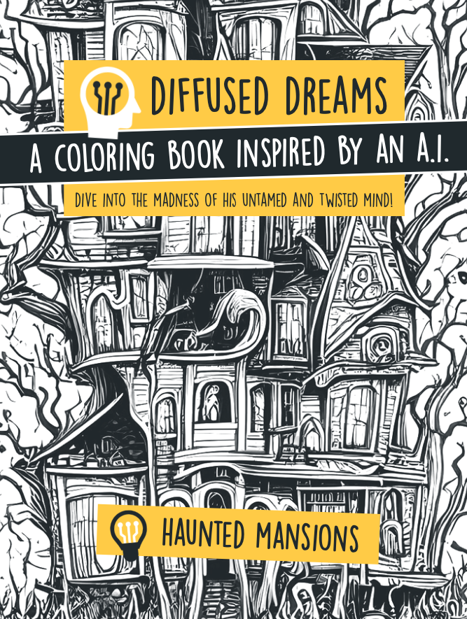 haunted mansions coloring book